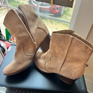 Kohl's Tan Ankle Booties
